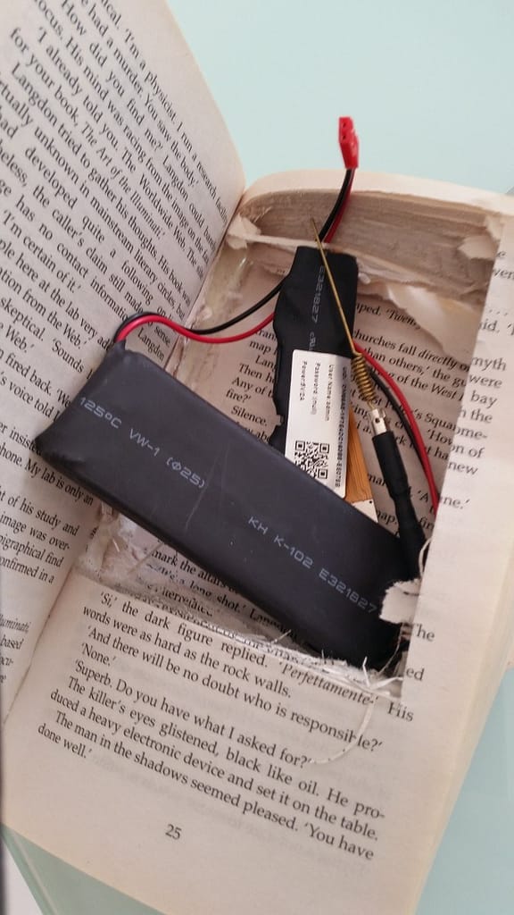 The Office Visitor - The Corporate Spy 3 Hidden camera in book